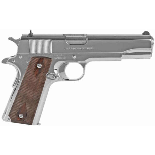 Colt Government 45ACP 5" Stainless Steel Pistol - Image 2