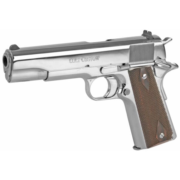 Colt Government 45ACP 5" Stainless Steel Pistol - Image 3