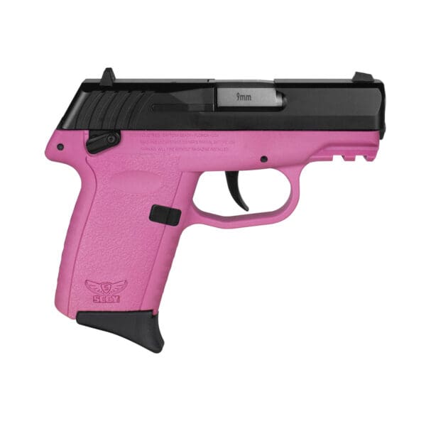 SCCY CPX-1 G3 9MM 3.1" 10-Round Black/Pink Handgun - Image 2