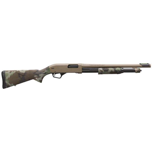 WIN SXP Defender 12GA 18" FDE/Woodland Shotgun - Image 2