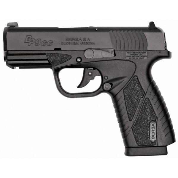 BERSA BP CC 9MM 3.2" Barrel Black 8-Round Compact Pistol