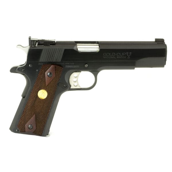 Colt Gold Cup National Match 9mm 5" Black Semi-Automatic Pistol - Image 2