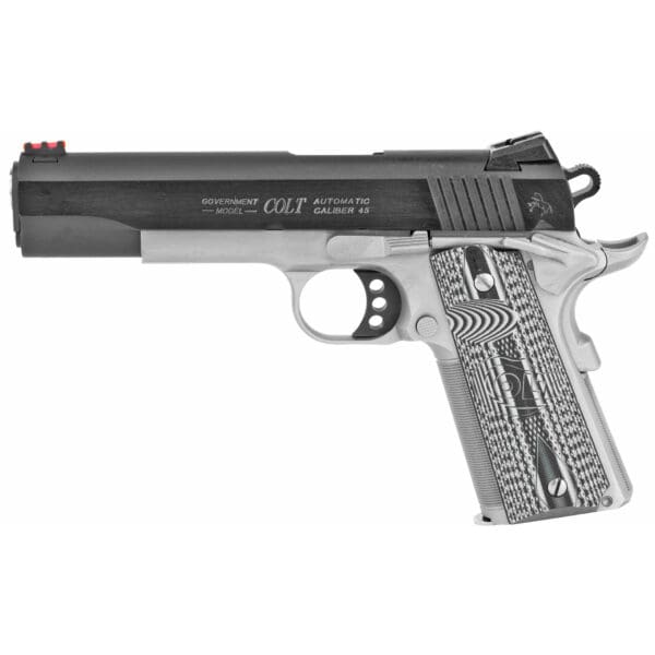 Colt Government 1911 Compact 45ACP 5" 8RD Stainless/Black