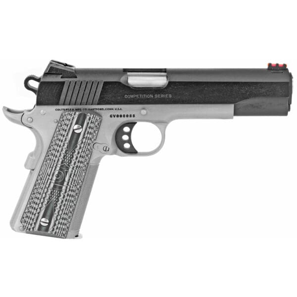 Colt Government 1911 Compact 45ACP 5" 8RD Stainless/Black - Image 2