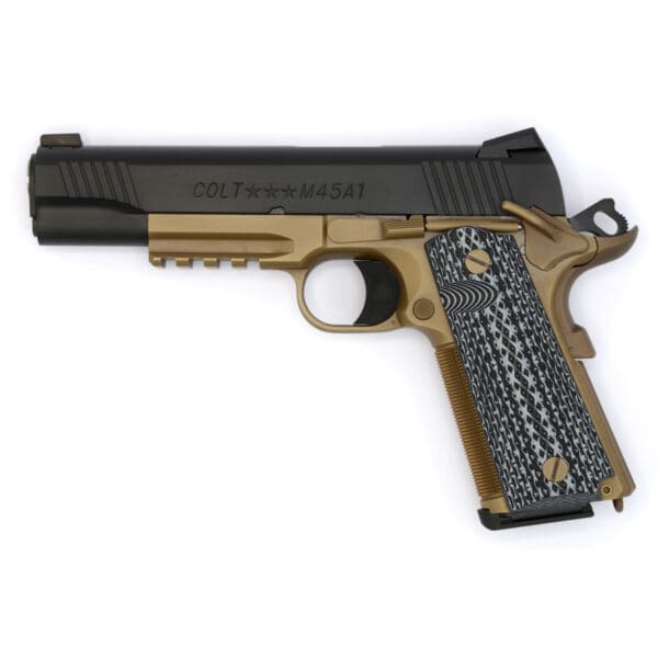 Colt CQB Government 45ACP 5" 8-Round Black/FDE Handgun