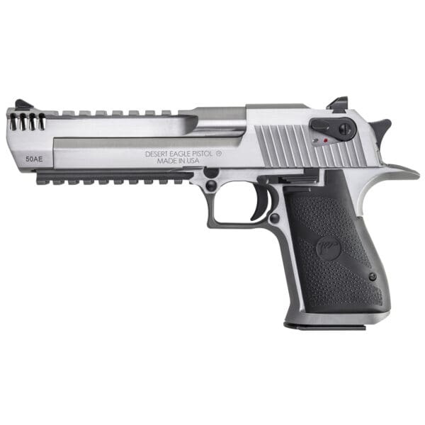 DE MK19 50AE 6" 7RD Stainless Steel with Rail Handgun