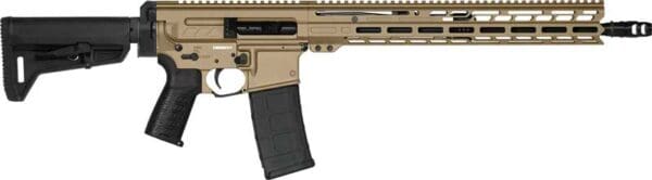 16" 30RD SL-K ADJ STOCK TAN <CMMG RIFLE DISSENT MK4 5.56MM