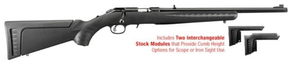 18" MATTE BLACK THREADED BBLRUGER AMERICAN 22LR 10-SHOT