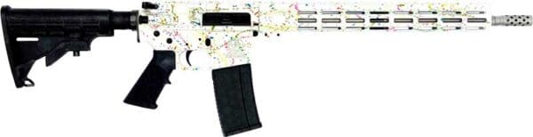 16" S/S BBL WHITE SPLATTERGLFA AR15 SPLATTER 223 WYLDE - Image 2