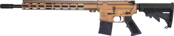 18" Nitride Barrel Bronze Cerakote 450 Bushmaster for AR-15 - Image 2