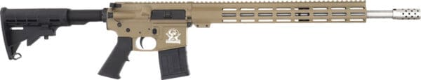 18" Stainless Steel Barrel Flat Dark Earth GLFA AR15 450 Bushmaster - Durable Stainless Steel Construction - Image 2