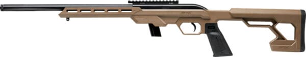 16.5" HB Synthetic Chassis FDE Savage 64 Precision 22LR 10RD Rifle