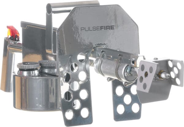 Silver Exothermic Pulsefire LRT Flamethrower Mirror - Stylish and Functional