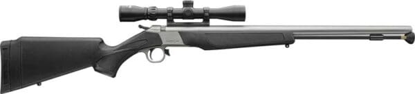 CVA Wolf V2 209M 50 Cal 24" Stainless/Black Synthetic Scope Combo