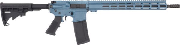 16" Blue Titanium GLFA AR15 Rifle 223 Wylde - Nitride Barrel