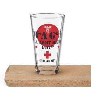 Shaker pint glass