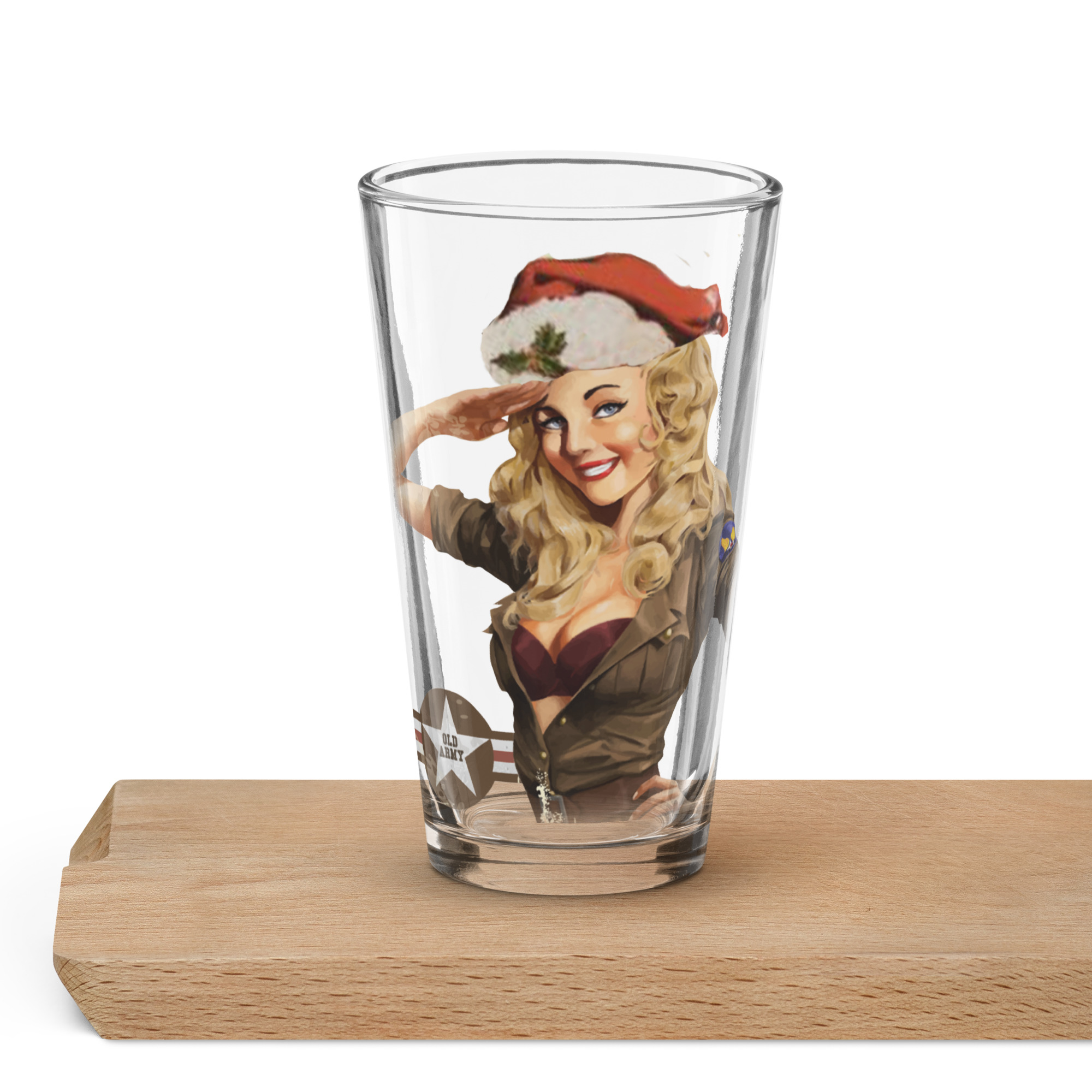 Shaker pint glass