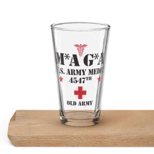 Shaker pint glass
