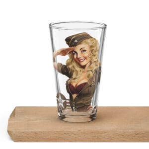 Shaker pint glass